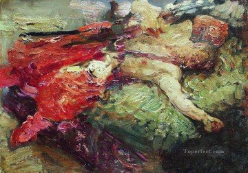  14 Obras - cosaco durmiendo 1914 Ilya Repin